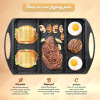 3 in 1 Flat Top Grill Griddle, Griddle Pan for Stove Top Double Burner Grill, Aluminum Pancake Griddle