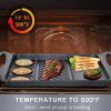 3 in 1 Flat Top Grill Griddle, Griddle Pan for Stove Top Double Burner Grill, Aluminum Pancake Griddle